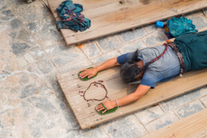 Man prostrating